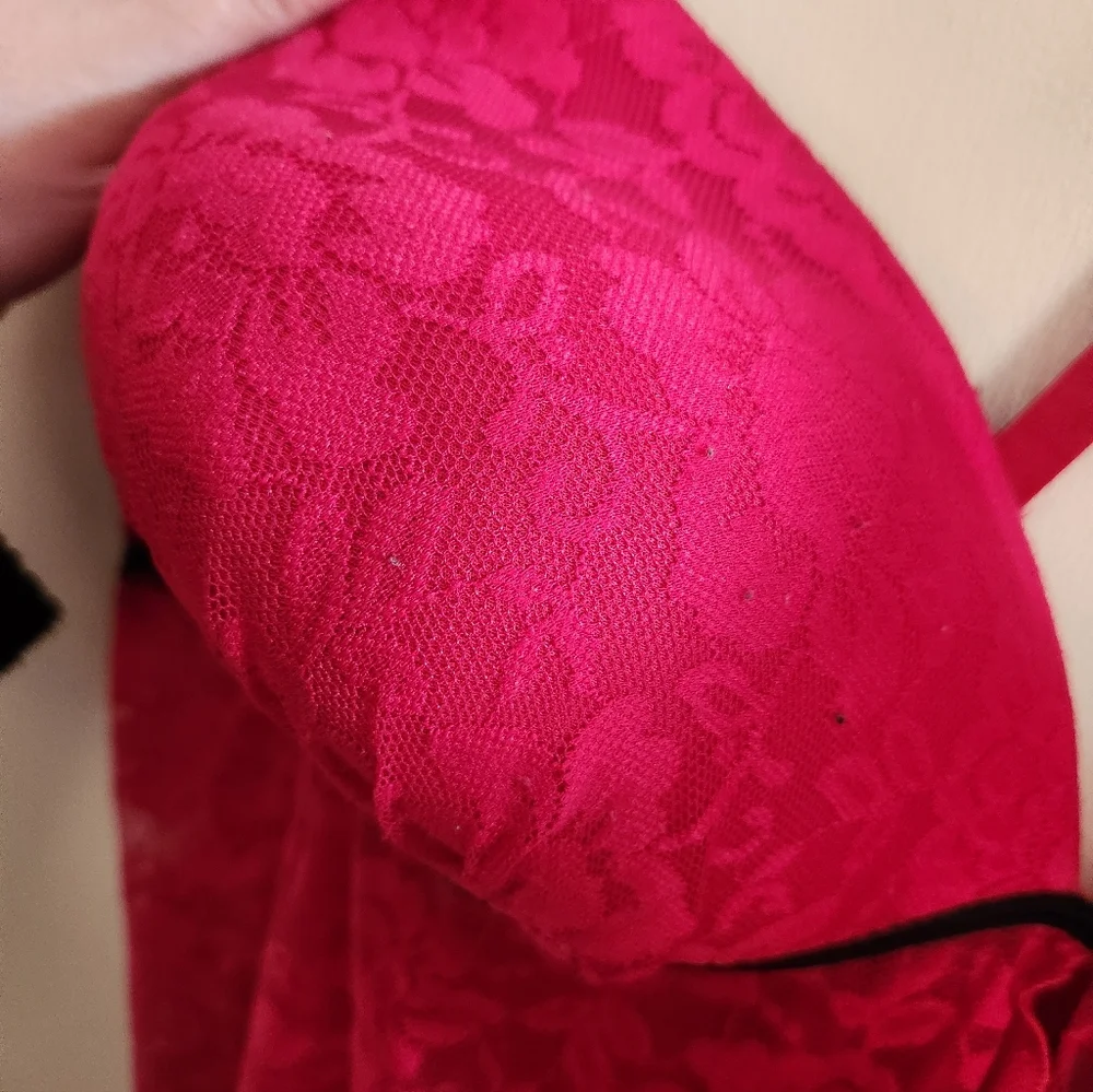Secret Treasures Lingerie Lace Red 2X
